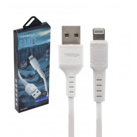 کابل آیفون 15W (lightning) طول 1 متر TREQA مدل CA-8352
