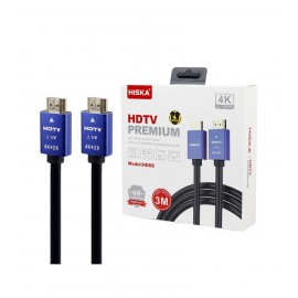 کابل HDMI 2.0 4K هیسکا (HISKA) مدل HD08 طول 3 متر