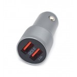 شارژر فندکی 2 پورت + کابل اندروید هیسکا (HISKA) مدل CC-309Q