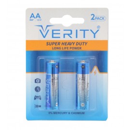 باتری قلمی وریتی (VERITY) مدل SUPER HEAVY DUTY R6P-S X2 (کارتی 2 تایی)