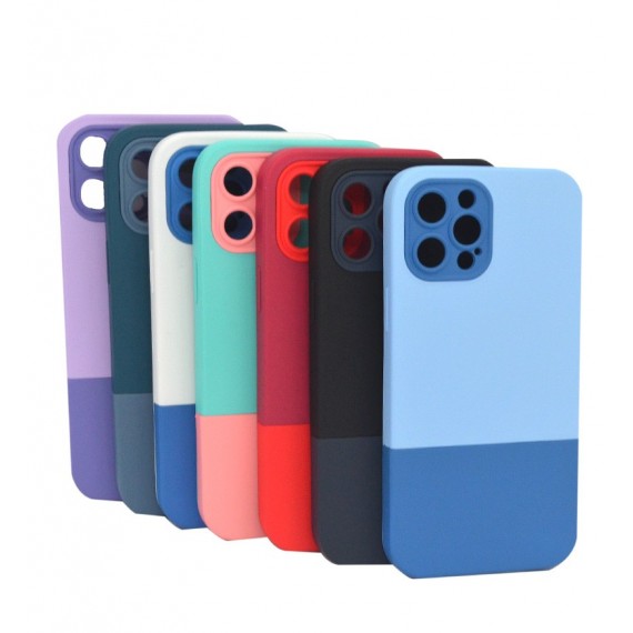 گارد دو تیکه رنگی مناسب برای گوشی Iphone 12PROMAX