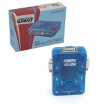 KVM سوئیچ 2 پورت دستی USB گریت (GREAT) مدل 102UK