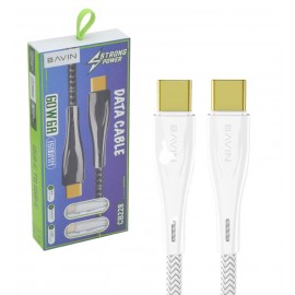 کابل (Type-C To Type-C) PD کنفی باوین (bavin) طول 1.5 متر مدل CB228