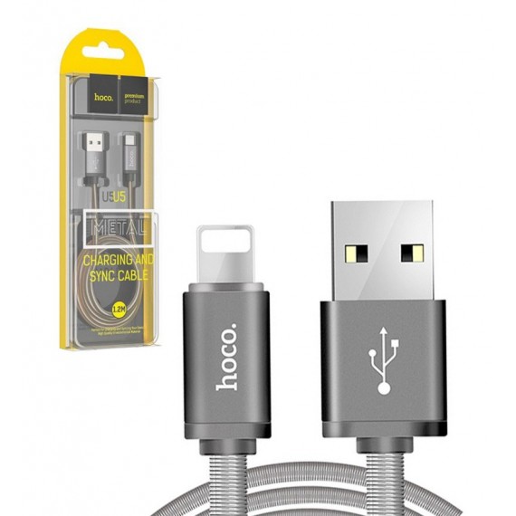 کابل آیفون (lightning) طول 1.2 متر هوکو (hoco) مدل U5