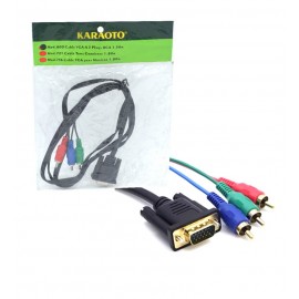 کابل تبدیل VGA به AV طول 1.5 متر KARAOTO