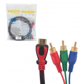 کابل تبدیل HDMI به 3RCA طول 1.5 متر