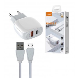 شارژر 2 پورت + کابل اندروید الدینیو (LDNIO) مدل A2313C