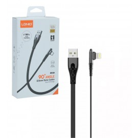 کابل آیفون (Lightning) طول 1 متر سری 90 درجه الدینیو (LDNIO) مدل LS581