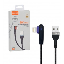 کابل آیفون (Lightning) طول 1 متر سری 90 درجه الدینیو (LDNIO) مدل LS561