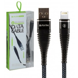 کابل آیفون (lightning) کنفی BAVIN طول 1 متر مدل CB-168