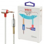 کابل 1 به 1 صدا (AUX) طول 1 متر وکو (WECO) مدل WE-13