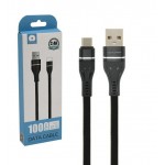 کابل Type-C فلت کنفی طول 1 متر WUW مدل X112