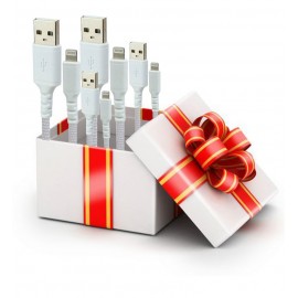 بسته 12 عددی کابل آیفون(lightning) 1.2 متری کی نت (Knet) BRAIDED کنفی مدل K-CULB2012