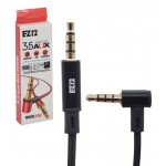 کابل 1 به 1 صدا (AUX) سری 90 درجه طول 1 متر EZ12 مدل E15Z