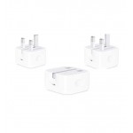 شارژر اصلی 3 پین اپل آیفون USB_C مدل Apple 35W گارانتی کسری
