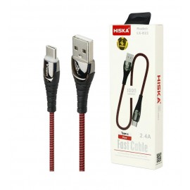 کابل تایپ سی (Type-C) هیسکا (HISKA) طول 1 متر مدل LX-822