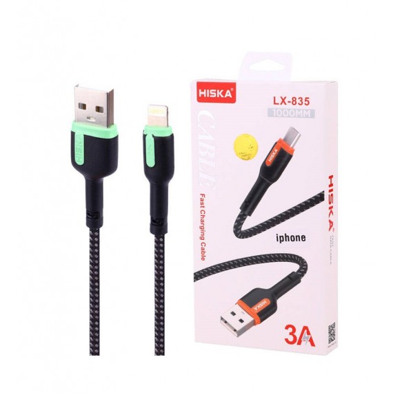 کابل آیفون (Lightning) هیسکا (HISKA) طول 1 متر مدل LX-835