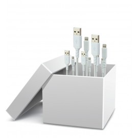 بسته 12 عددی کابل آیفون(lightning) 1.2 متری کی نت (Knet) PVC JACKET مدل K-CUL02012