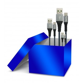 بسته 10 عددی + 1 عدد رایگان کابل تایپ سی (Type-C) کنفی طول 1 متر تسکو (TSCO) مدل TC C191
