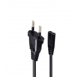 کابل برق 2 پین (دوچاک) طول 1.5 متر (وارداتی) بدون پک