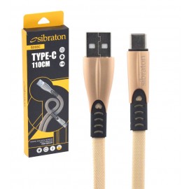 کابل تایپ سی (Type-C) سیبراتون (SIBRATON) طول 1.1 متر مدل S255C