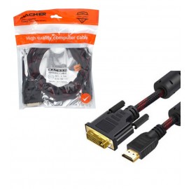 کابل تبدیل HDMI به DVI طول 1.5 متر MACHER مدل MR-117