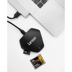 رم ریدر حرفه ای لکسار (LEXAR) USB3.1 مدل LRW500URB
