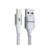 کابل Type-C کنفی BAVIN طول 1 متر مدل CB-201
