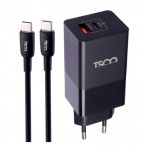 فست شارژر + کابل تایپ سی تسکو (TSCO) مدل TTC 67