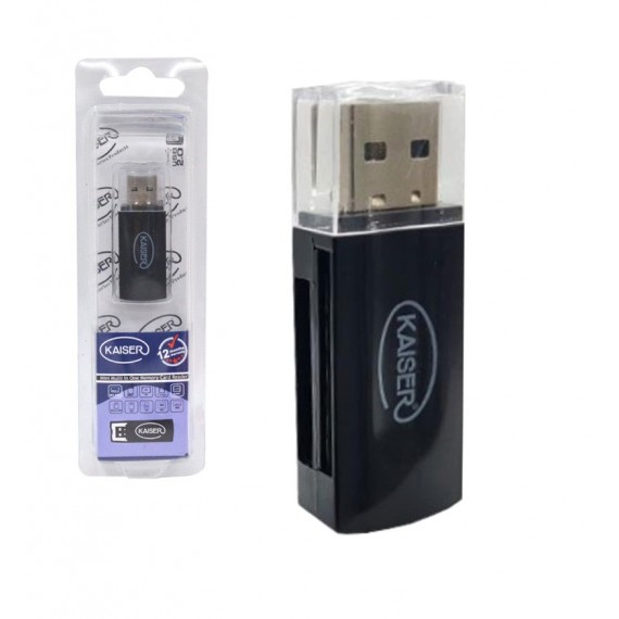 رم ریدر USB2.0 همه کاره کایزر (Kaiser) مدل KR-21