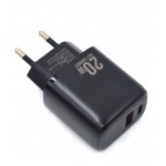فست شارژر دیواری 2 پورت + کابل تایپ سی تسکو (TSCO) مدل TTC 65
