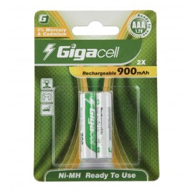 باتری نیم قلم شارژی گیگاسل (GigaCell) مدل 900mAh (کارتی 2 تایی)
