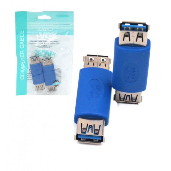 بسته 2 عددی تبدیل دو سر مادگی USB ایکس وکس (xvox)