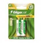 باتری قلمی شارژی گیگاسل (GigaCell) مدل 2500mAh