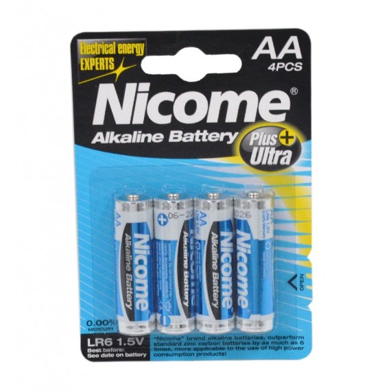 باتری قلمی NICOME مدل LR6 AA (4 تایی)