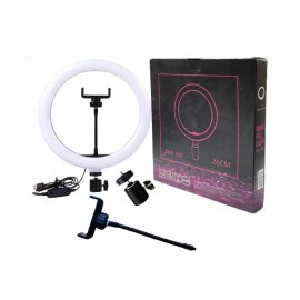 رینگ لایت عکاسی 26CM همراه با پایه 2 متری مدل ZMX-260