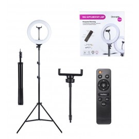 رینگ لایت عکاسی Dimmable 32CM همراه با پایه 2 متری