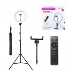 رینگ لایت عکاسی Dimmable 32CM همراه با پایه 2 متری