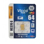فلش ویکومن (Vicco man) مدل 64GB VC370G USB 3.1