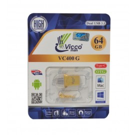 فلش OTG Type-C ویکومن (Vicco man) مدل 64GB VC400G