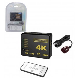 سوئیچ HDMI پورت 1*5 ریموت دار گارانتی ARASHK