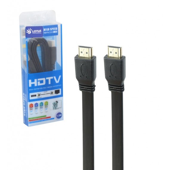 کابل 1.4 Hdmi فلت طول 1.5 متر لوتوس (LOTUS)