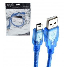 کابل موبایل و دوربین 5 پین (ذوزنقه ای) طول 0.5 متر نری USB شارک (SHARK)