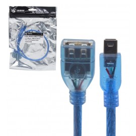 کابل موبایل و دوربین 5 پین (ذوزنقه ای) طول 0.5 متر مادگی USB شارک (SHARK)