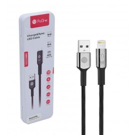 کابل آيفون (Lightning) طول 1 متر پرووان (ProOne) مدل PCC375L