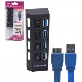 هاب 4 پورت ونتولینک (Venetolink) مدل 9281