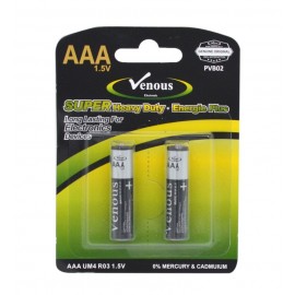 باتری نیم قلمی ونوس (Venous) مدل AAA PVB02