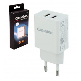 شارژر 2 پورت برند کملیون (Camelion) مدل AD582