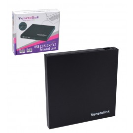 باکس دی وی دی رایتر اینترنال به اکسترنال USB2.0 ونتولینک (Venetolink) مدل 12.7