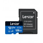 رم موبایل لکسار (LeXar) مدل 128GB MicroSD U3 A1 V30 633X 100MB/S خشاب دار